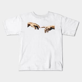 Hands of God and Adam Kids T-Shirt